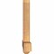 Ekena Millwork Eugene Smooth Timber Gable Bracket, Western Red Cedar, 60"W x 25"H x 3 1/2"D x 3 1/2"F, 10/12 Pitch GBW060X25X0404EUG00SWR - alternate 5